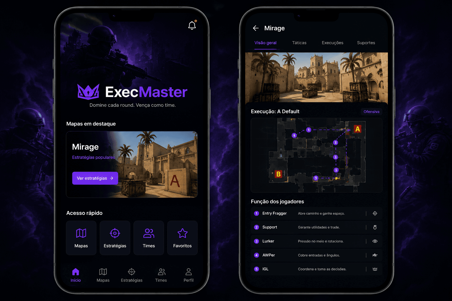 ExecMaster — aplicativo de estratégias para CS2